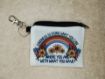 Picture of Lined Linen Keychain Zipper Pouch