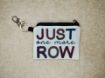Picture of Lined Linen Keychain Zipper Pouch